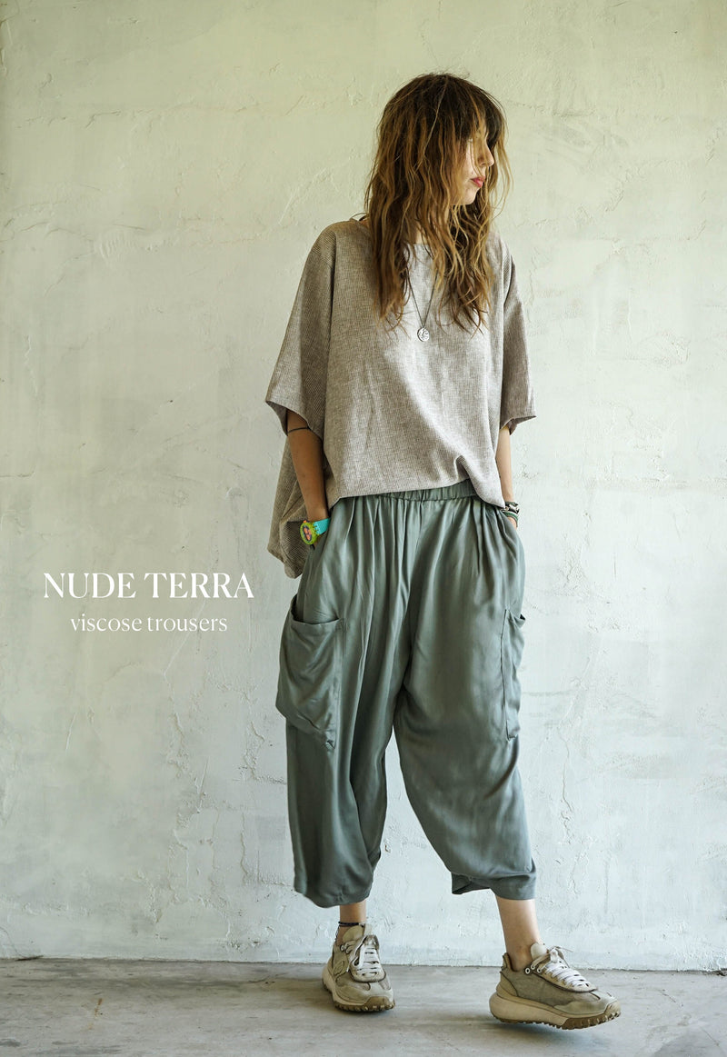 Nude terra trousers
