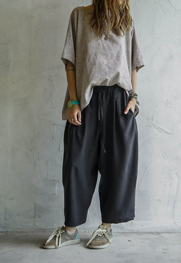 BARE EARTH LINEN TROUSERS