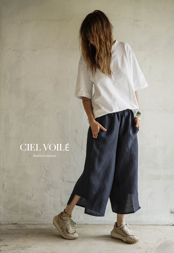 Ciel voilé Linen Trousers