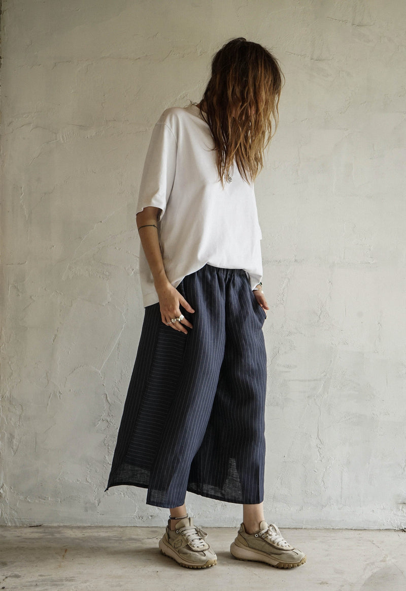 Ciel voilé Linen Trousers