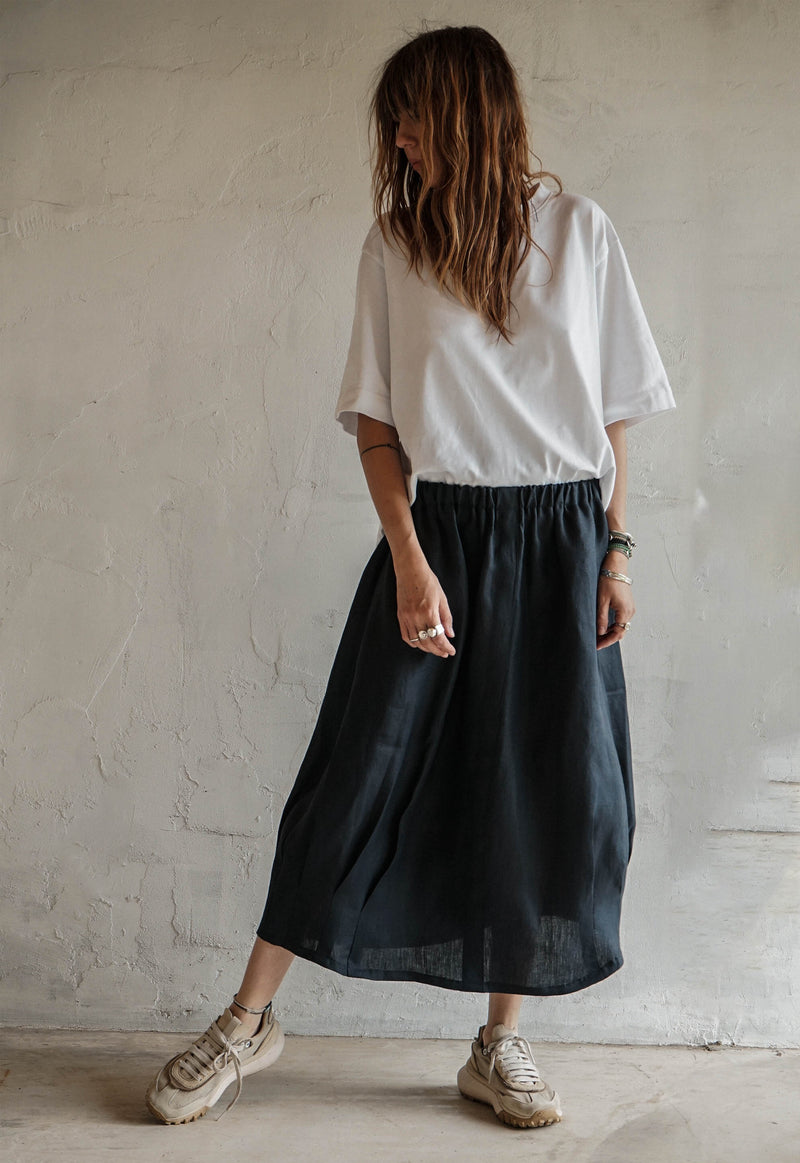 Vent du sud linen skirt
