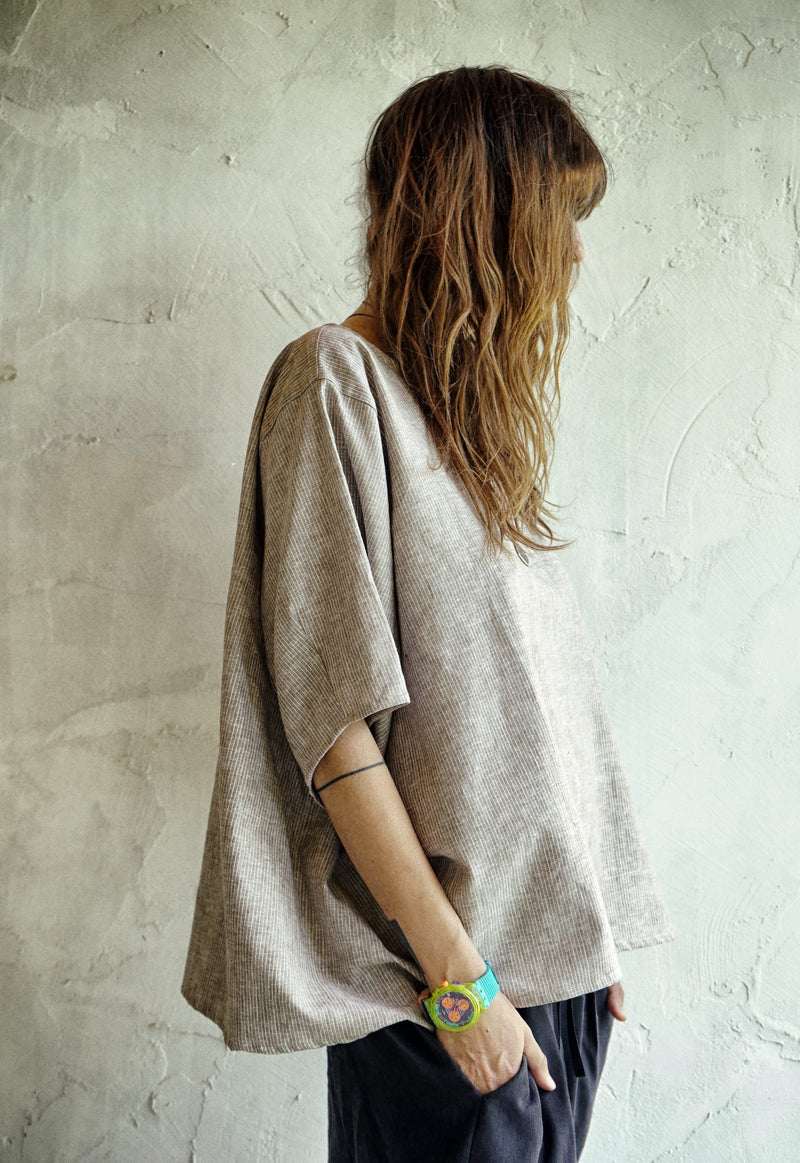 ECLAT LINEN TOP