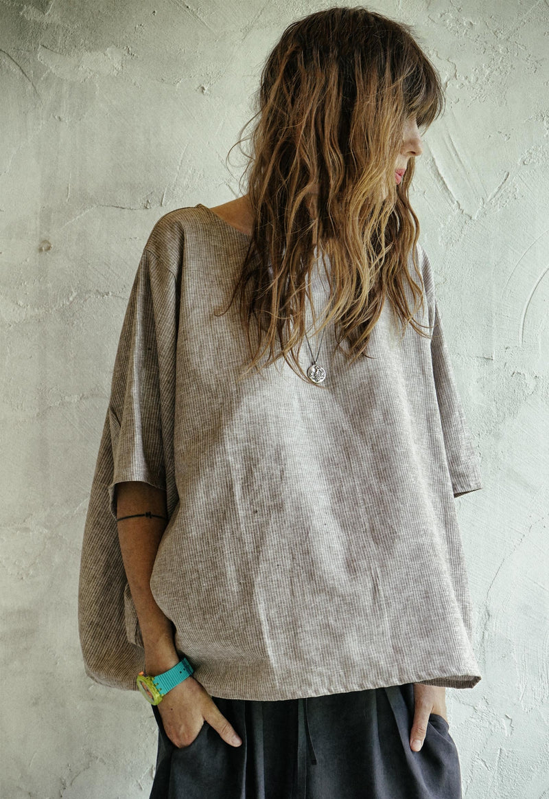 ECLAT LINEN TOP