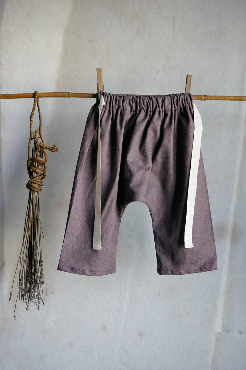 Purple Hills Linen Trousers