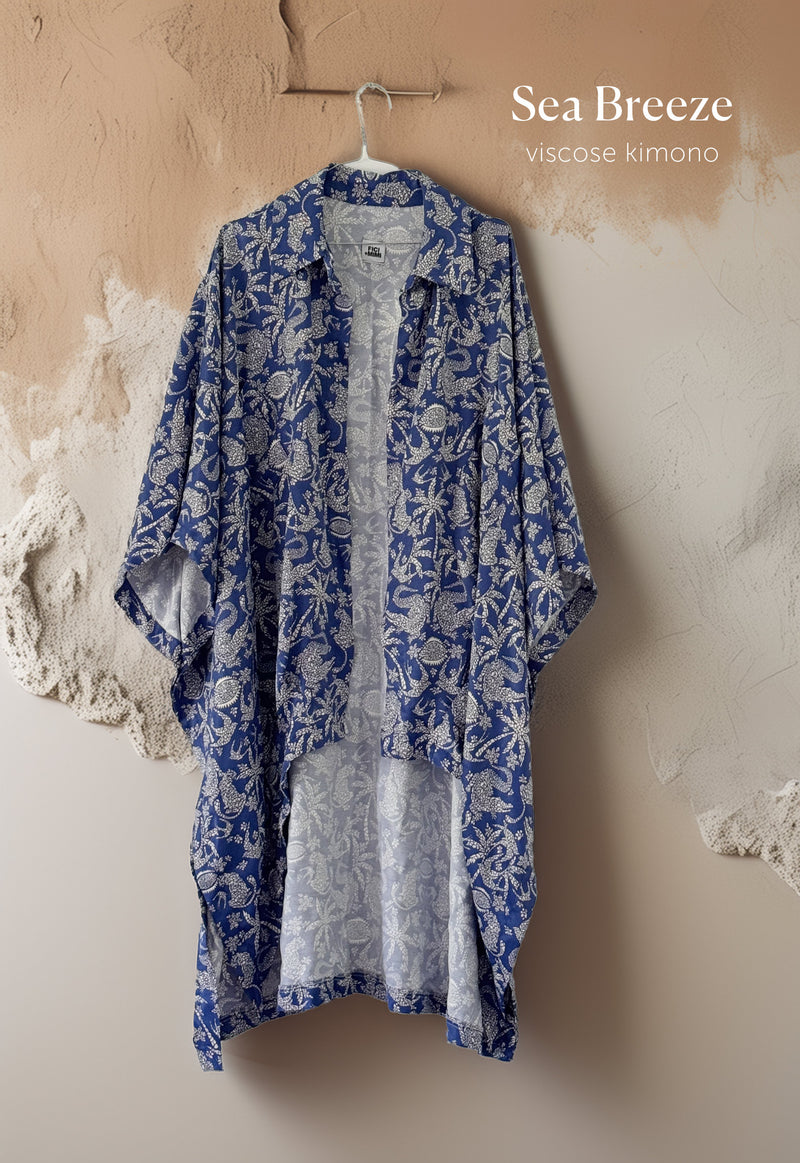 Sea Breeze Kimono