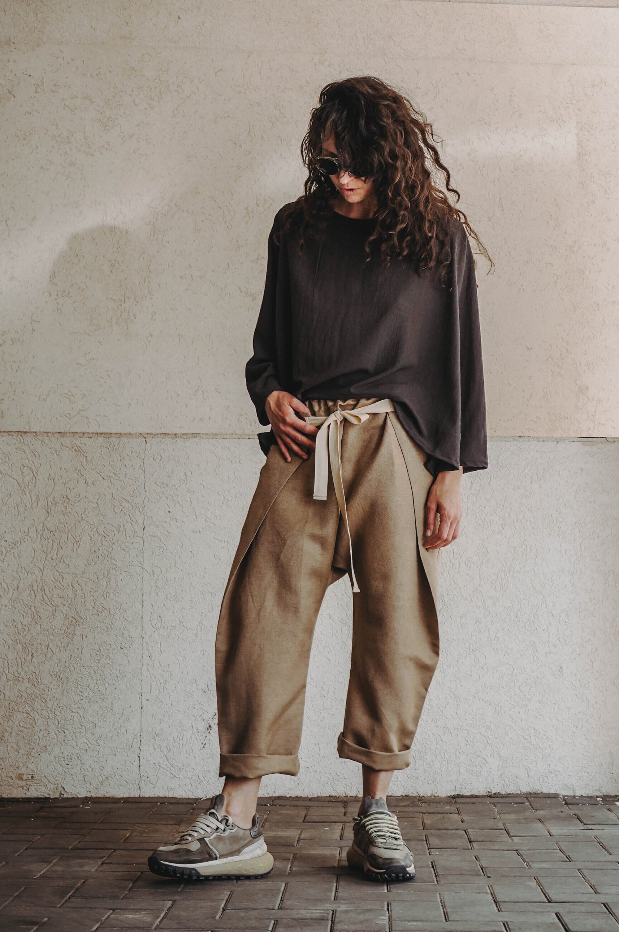 Speck Of Sand Linen Trousers