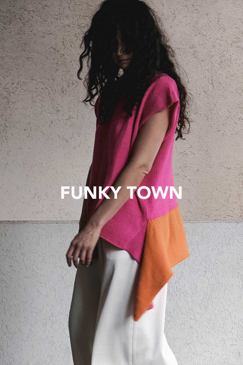 Funky Town Hand Knitted Top