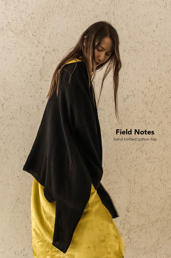 Field Notes Hand Knitted Cotton Top