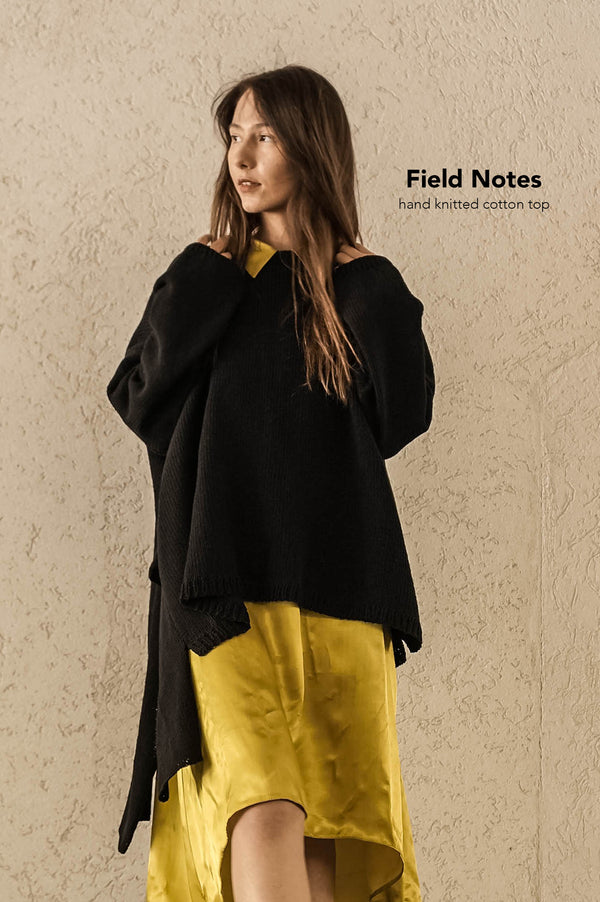 Field Notes Hand Knitted Cotton Top