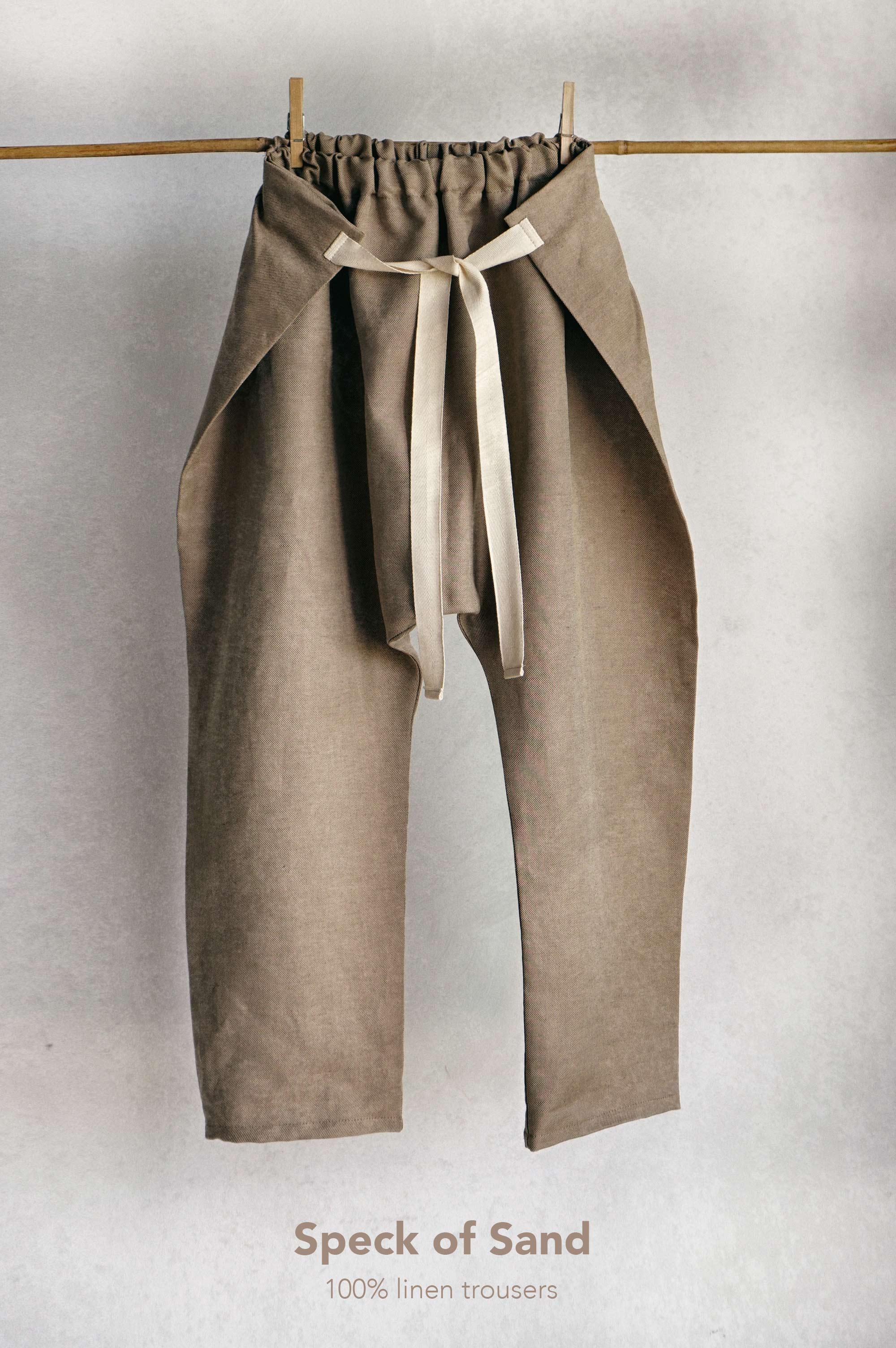 Speck Of Sand Linen Trousers