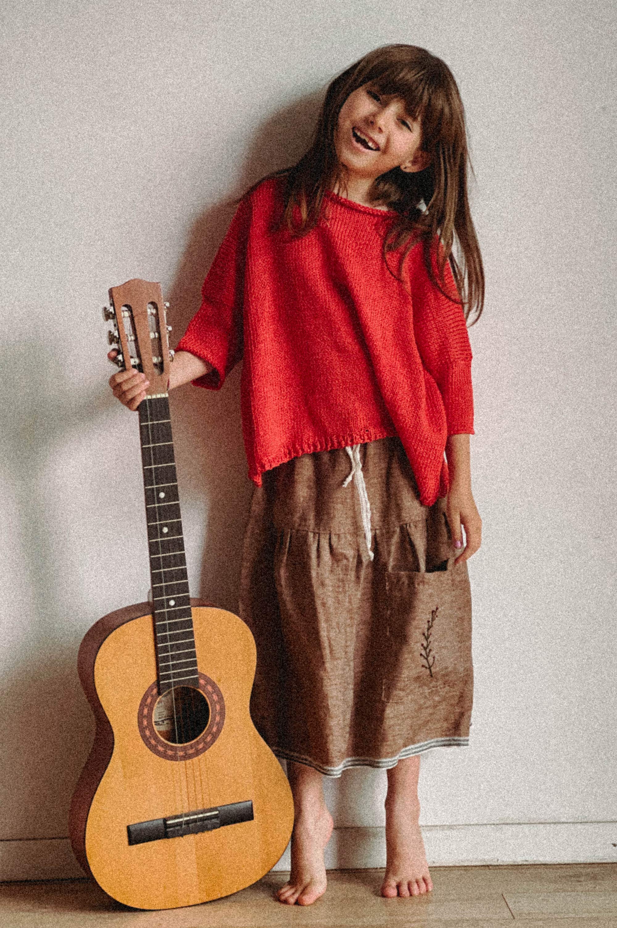 In the Fields linen skirt