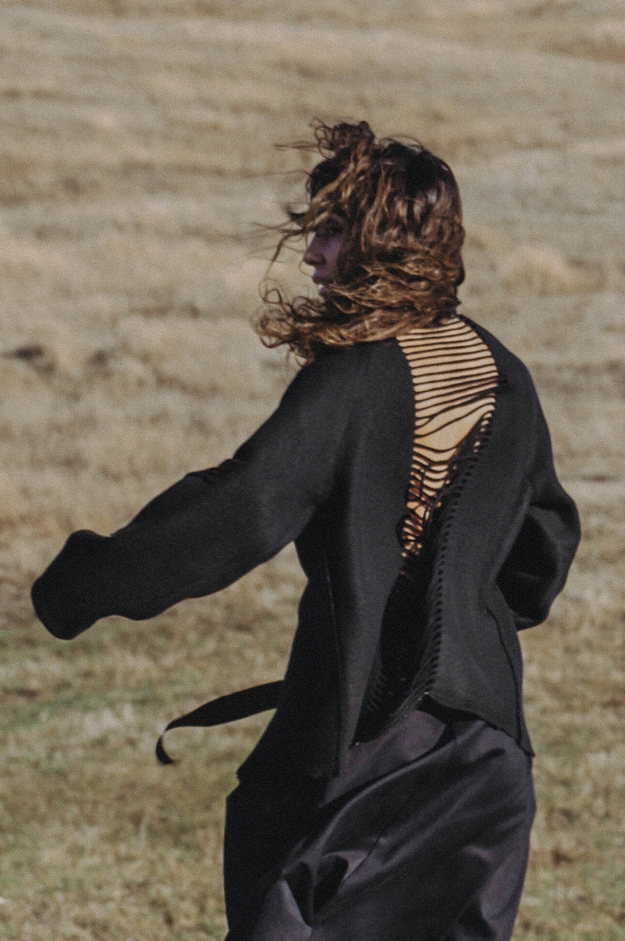 Distressed Wool Cardigan