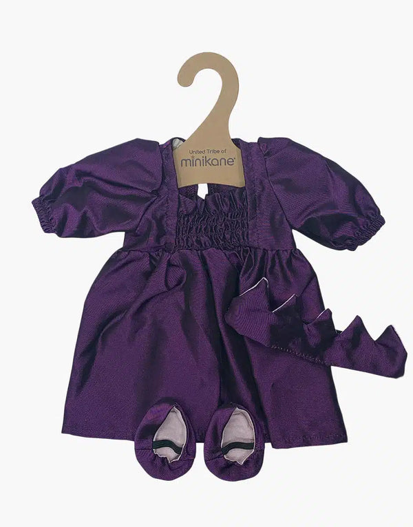 Princess Diana set with purple taffeta dress