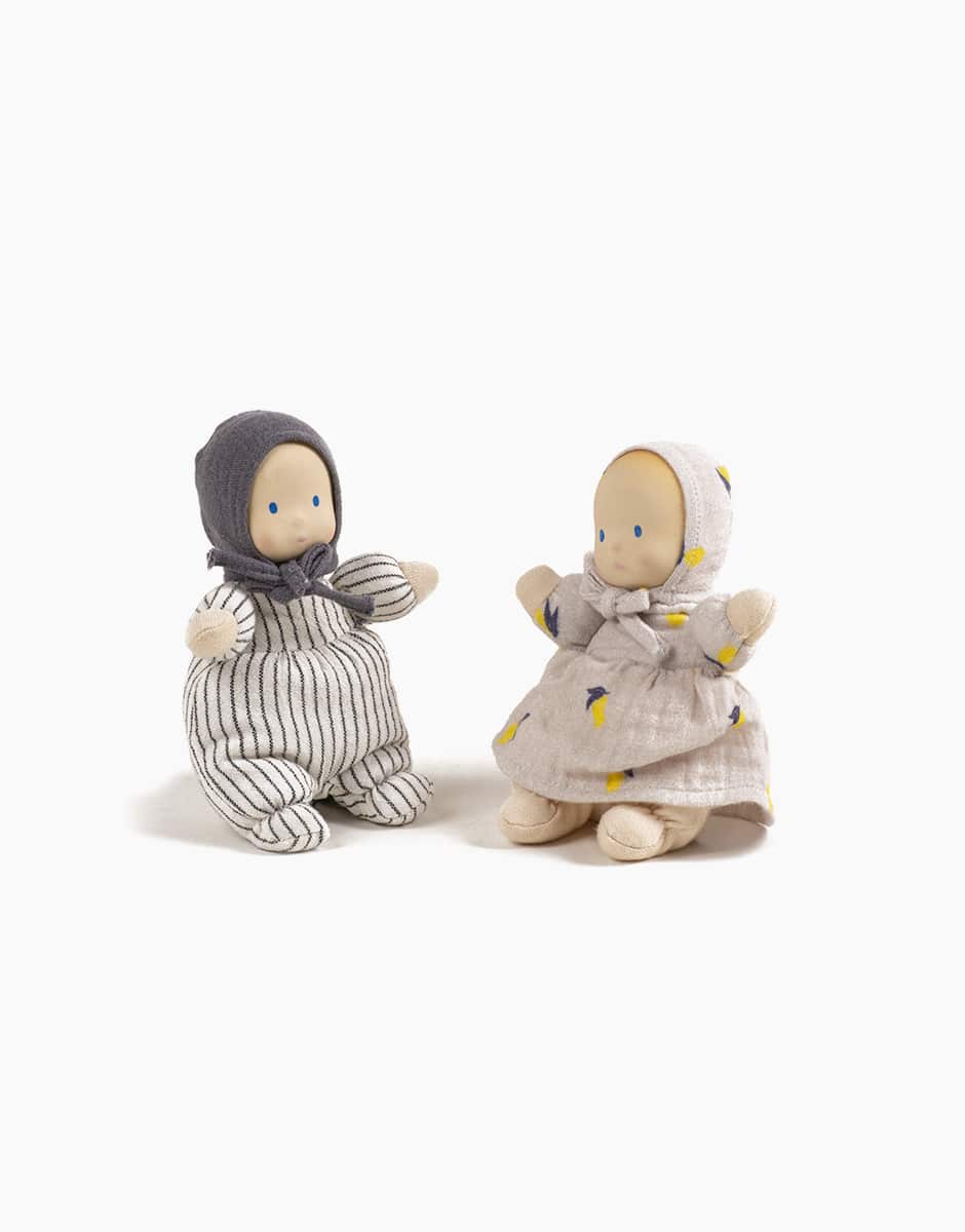 Duo girl in Lemons and boy Stripes Set