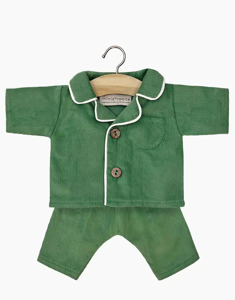 Eden pajamas in green milleraies