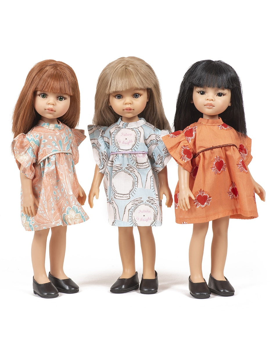 Carla and her cotton Future is bright Dress