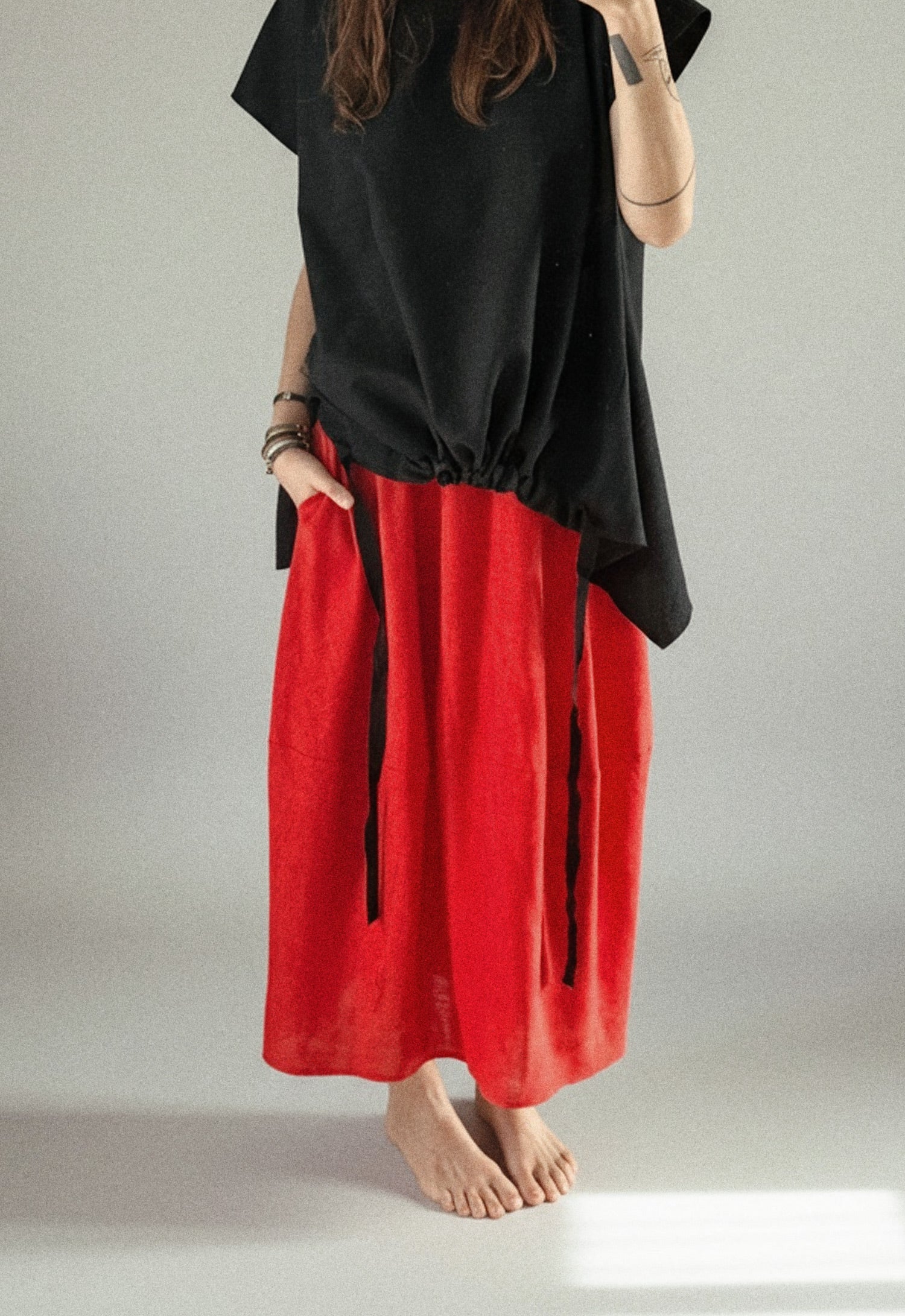 Miss Poppy Linen Skirt