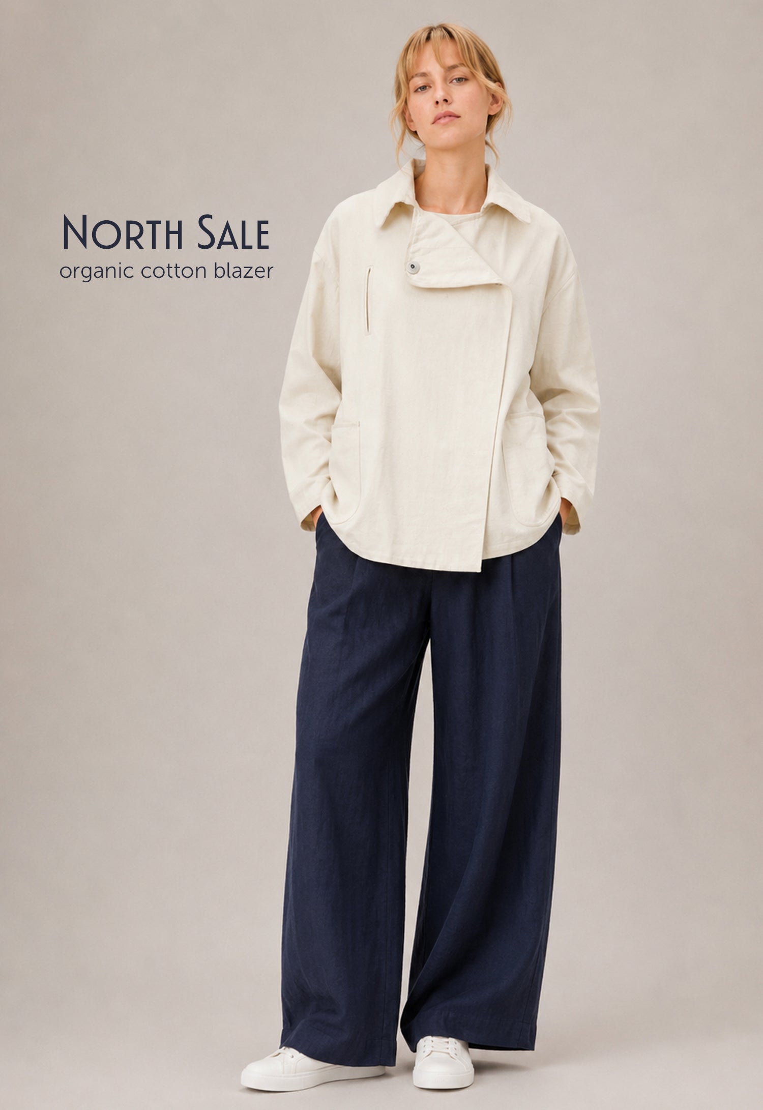 North Sale Organic Cotton Blazer