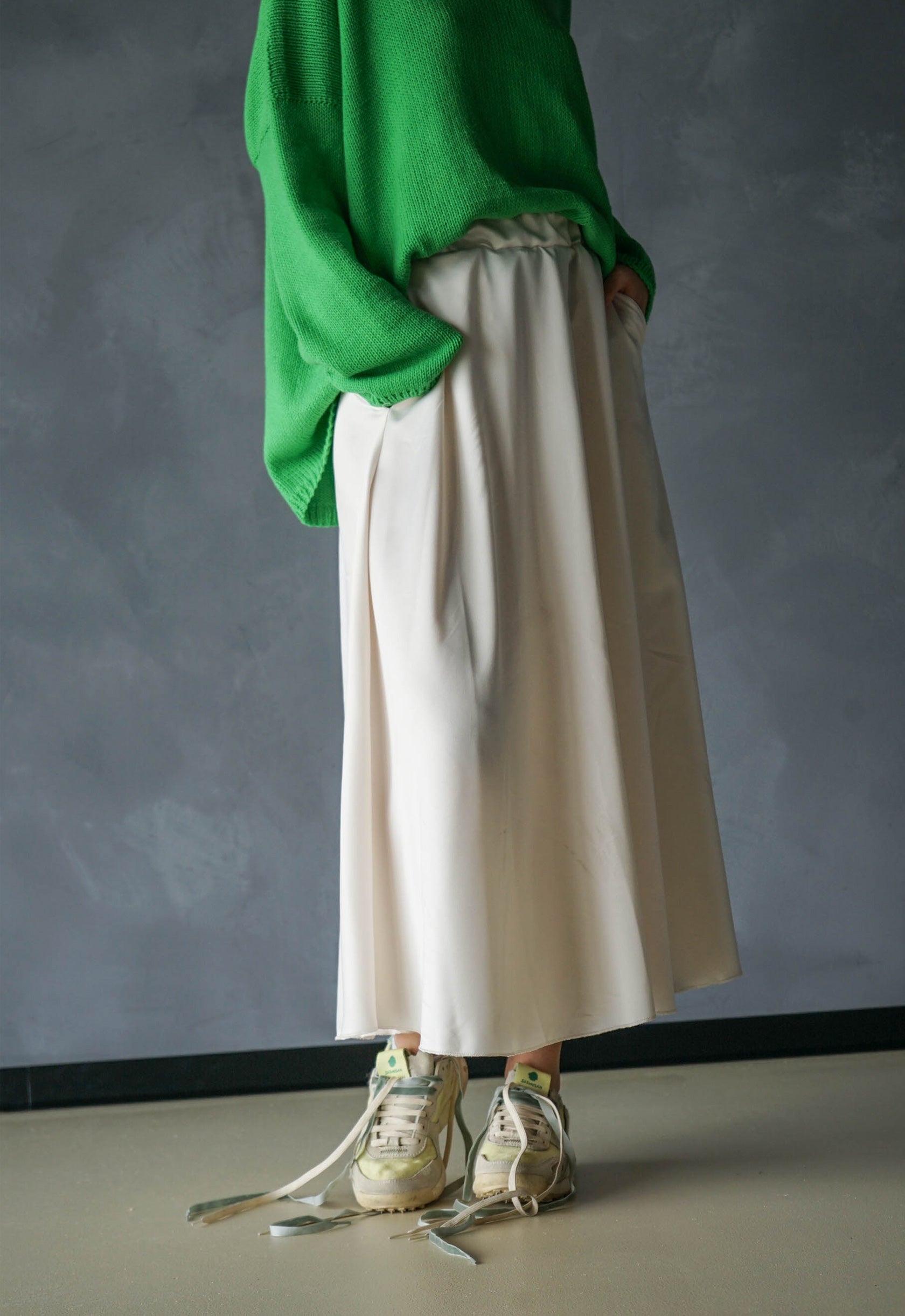 The Swan Satin Skirt