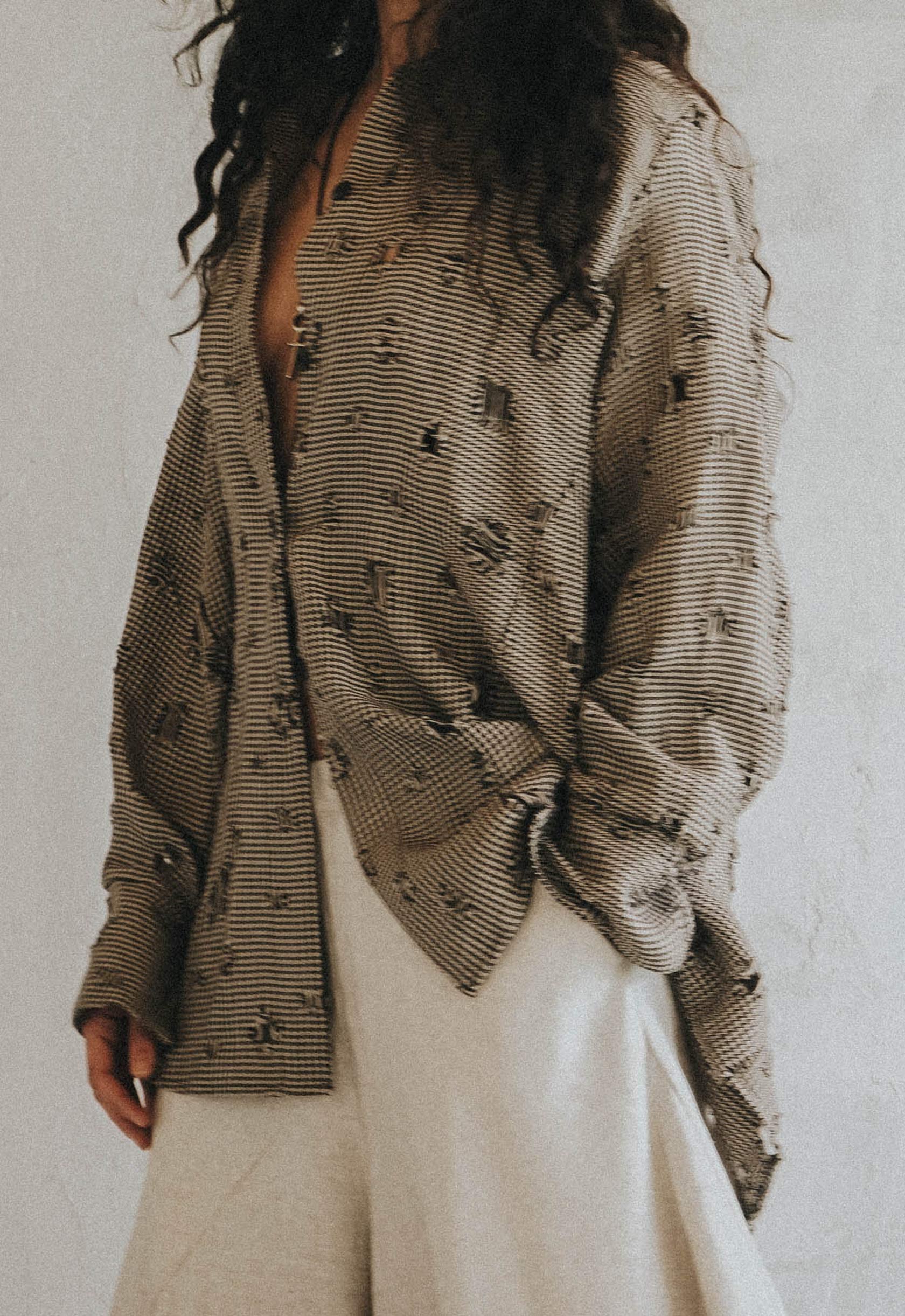 Flesh Of Earth Distressed Shirt