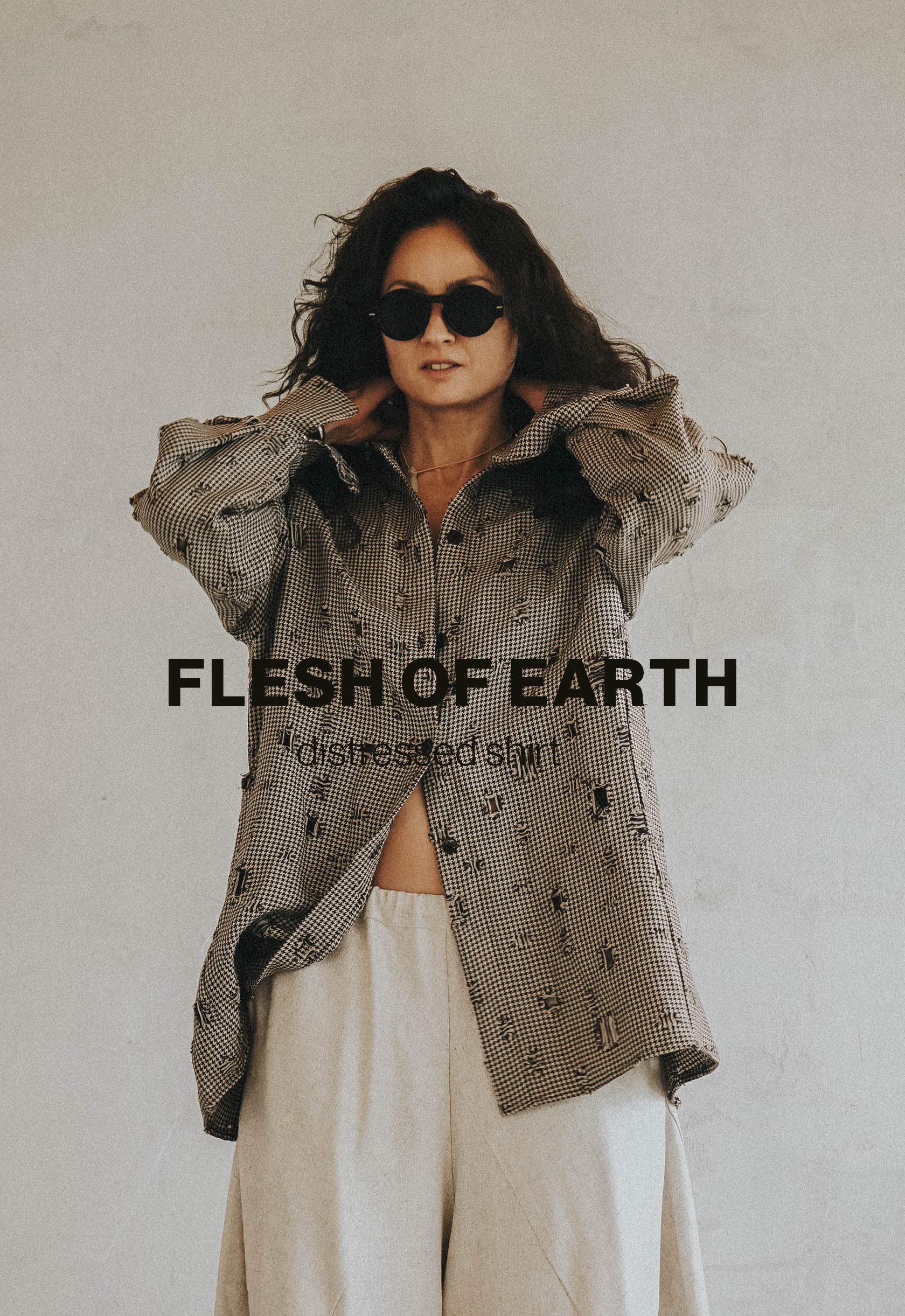 Flesh Of Earth Distressed Shirt