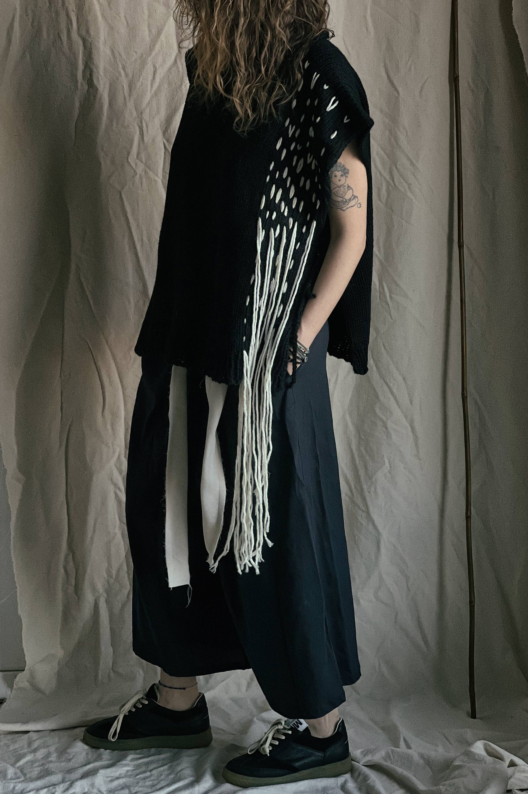 Yasushi Hand Knitted Vest