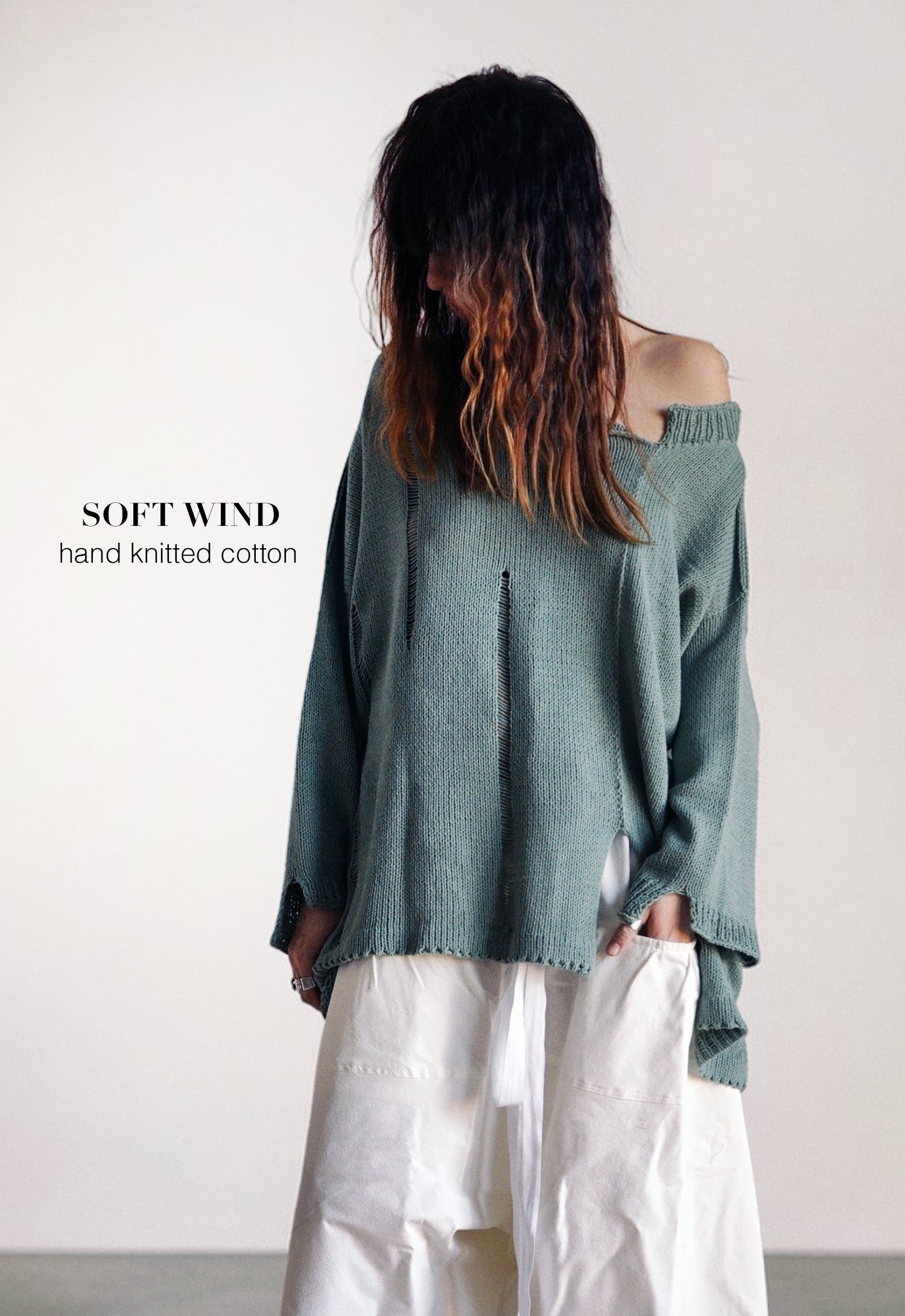 SOFT WIND ARTISAN KNIT PULLOVER