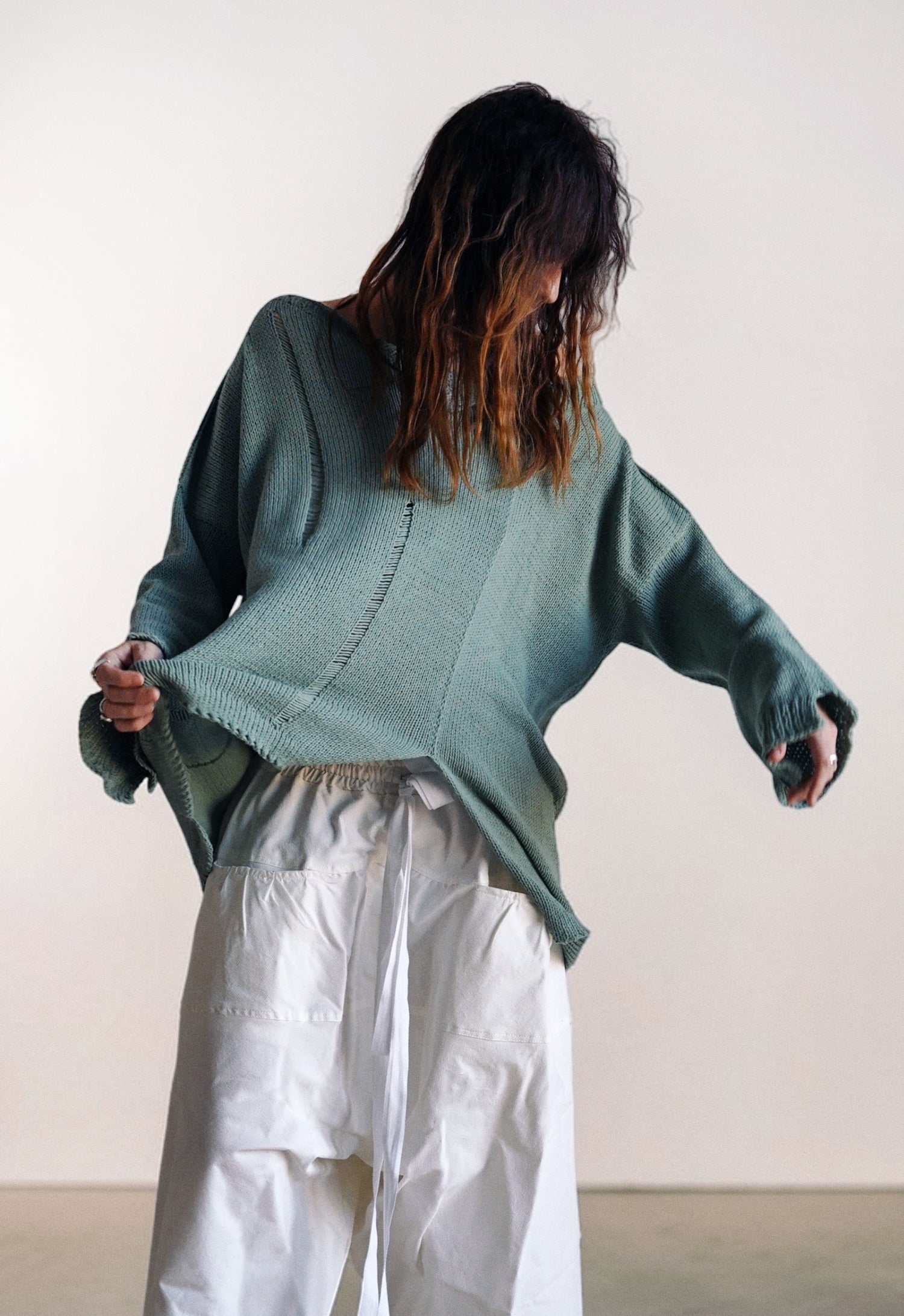 SOFT WIND ARTISAN KNIT PULLOVER