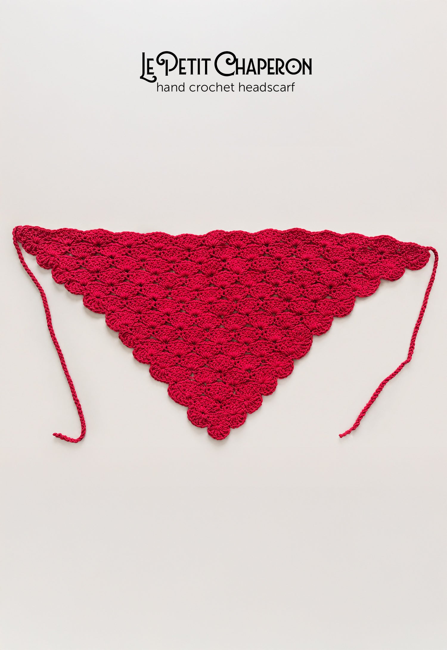 Le Petit Chaperon Hand Crochet Headscarf