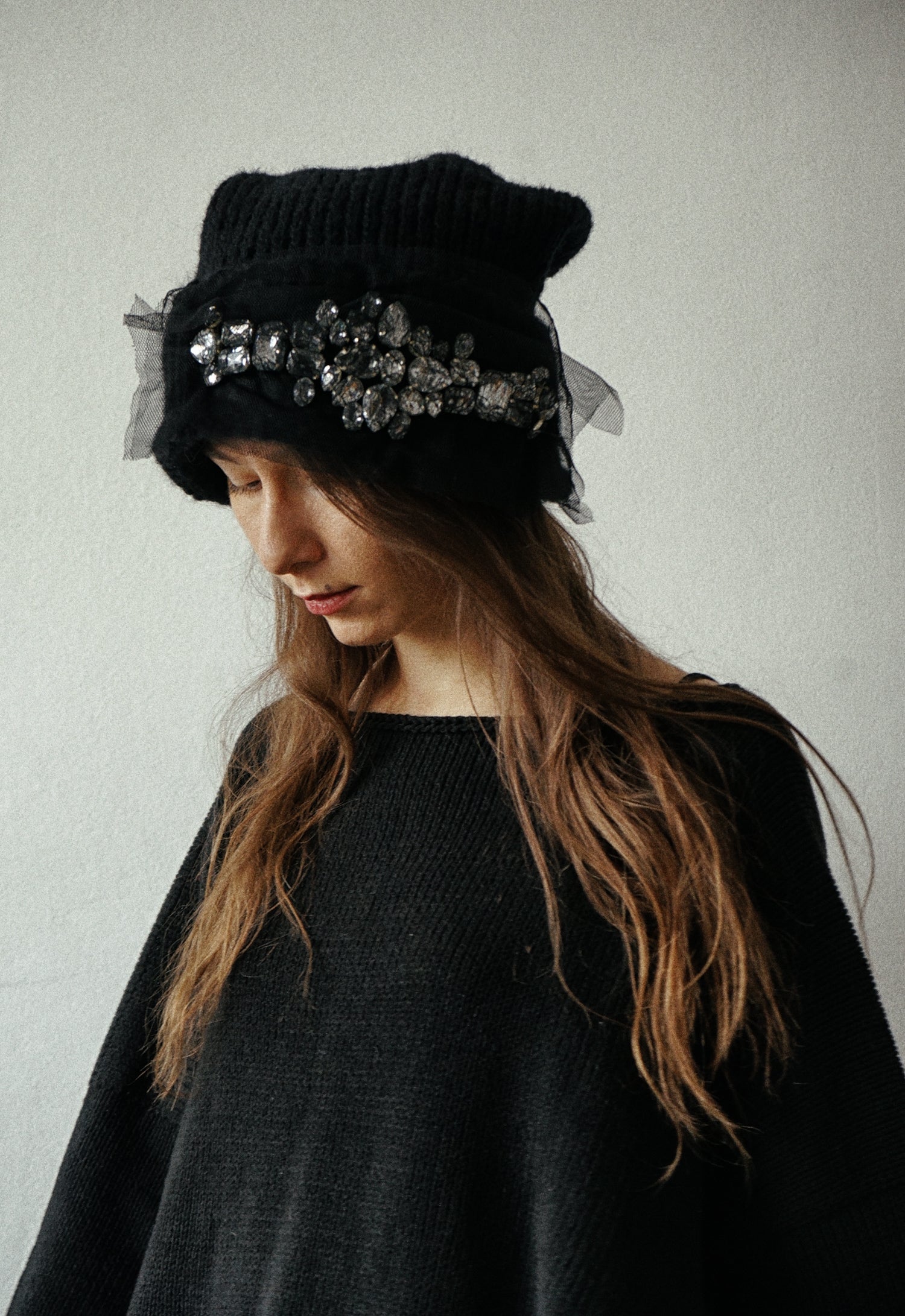 POP Hand knitted beanie