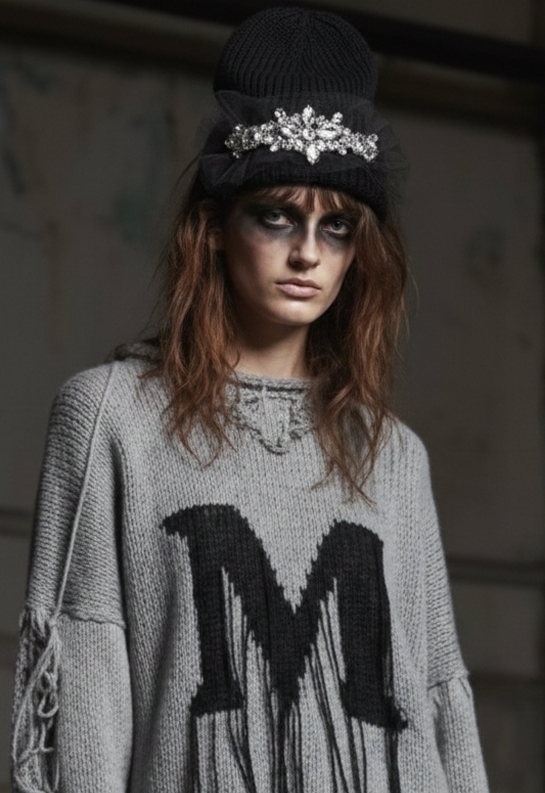 POP Hand knitted beanie