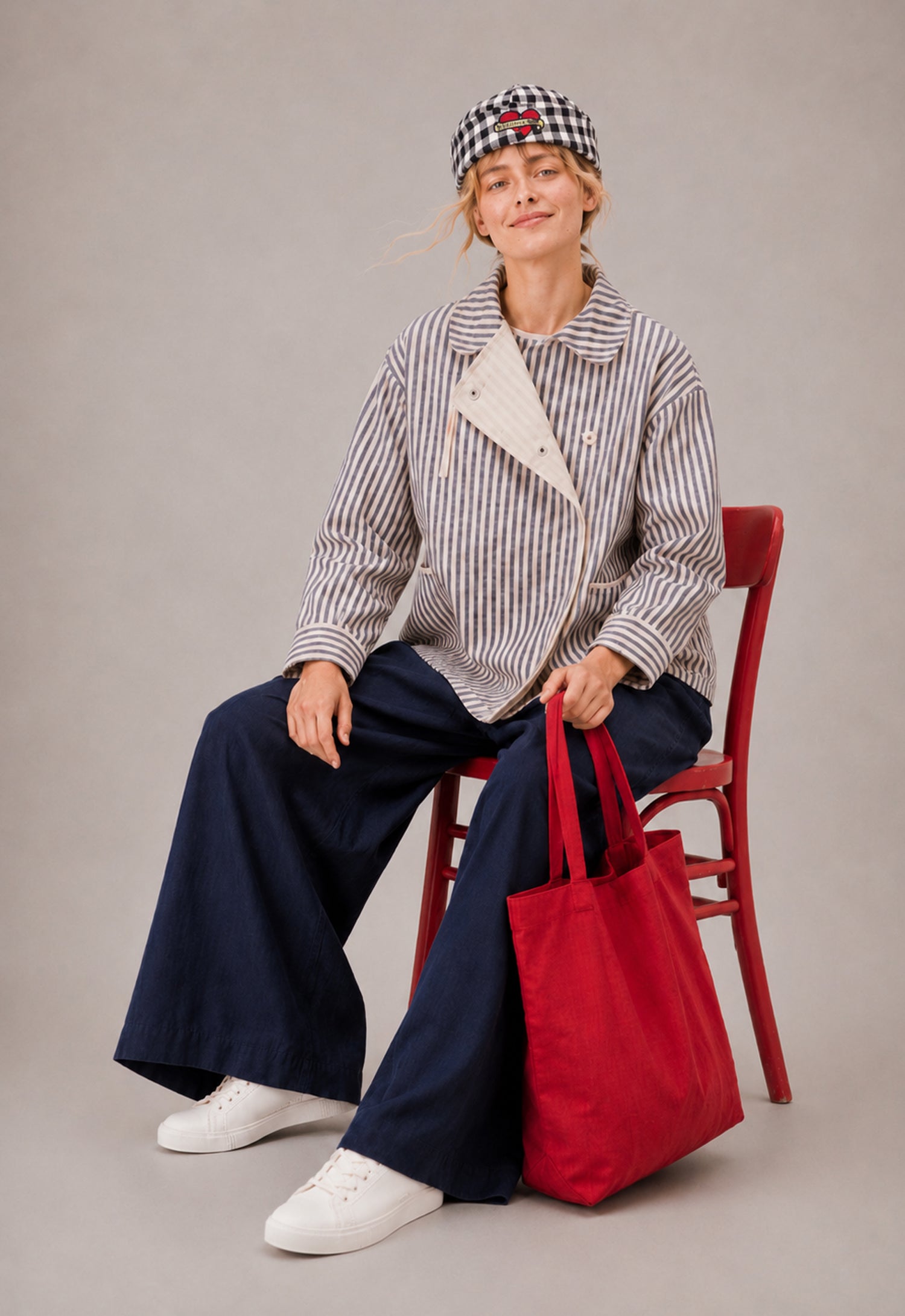 Portola organic cotton blazer