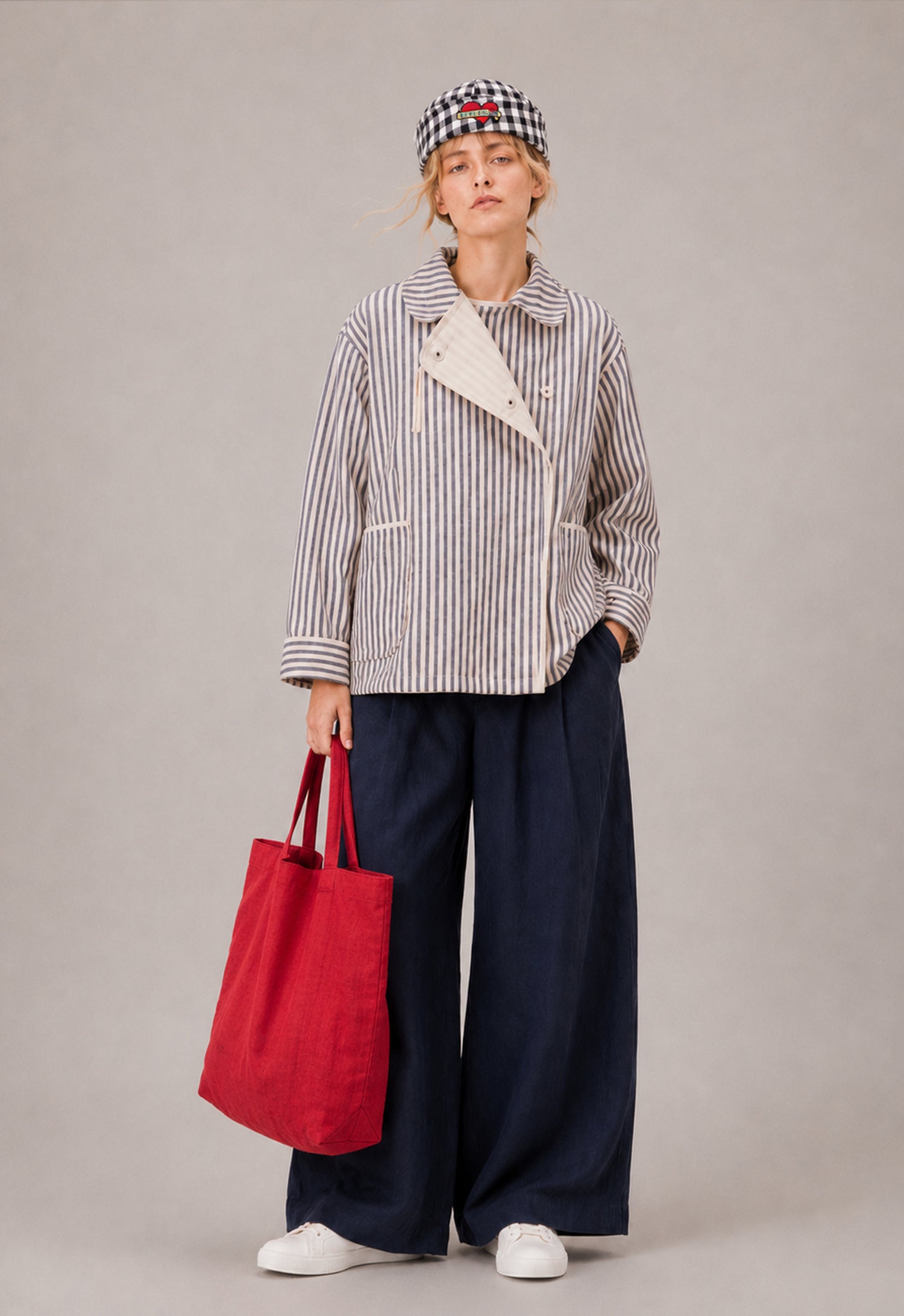 Portola organic cotton blazer