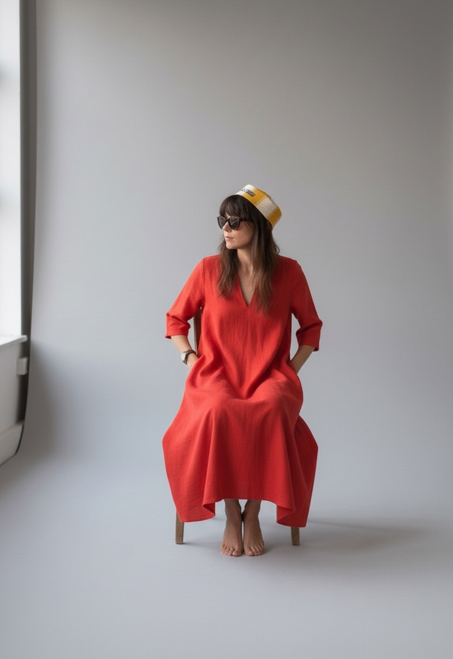 Dahlia Linen Dress
