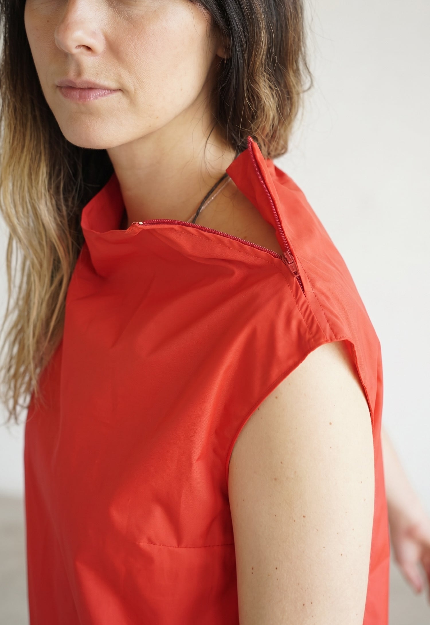 Red Asymmetric Dress