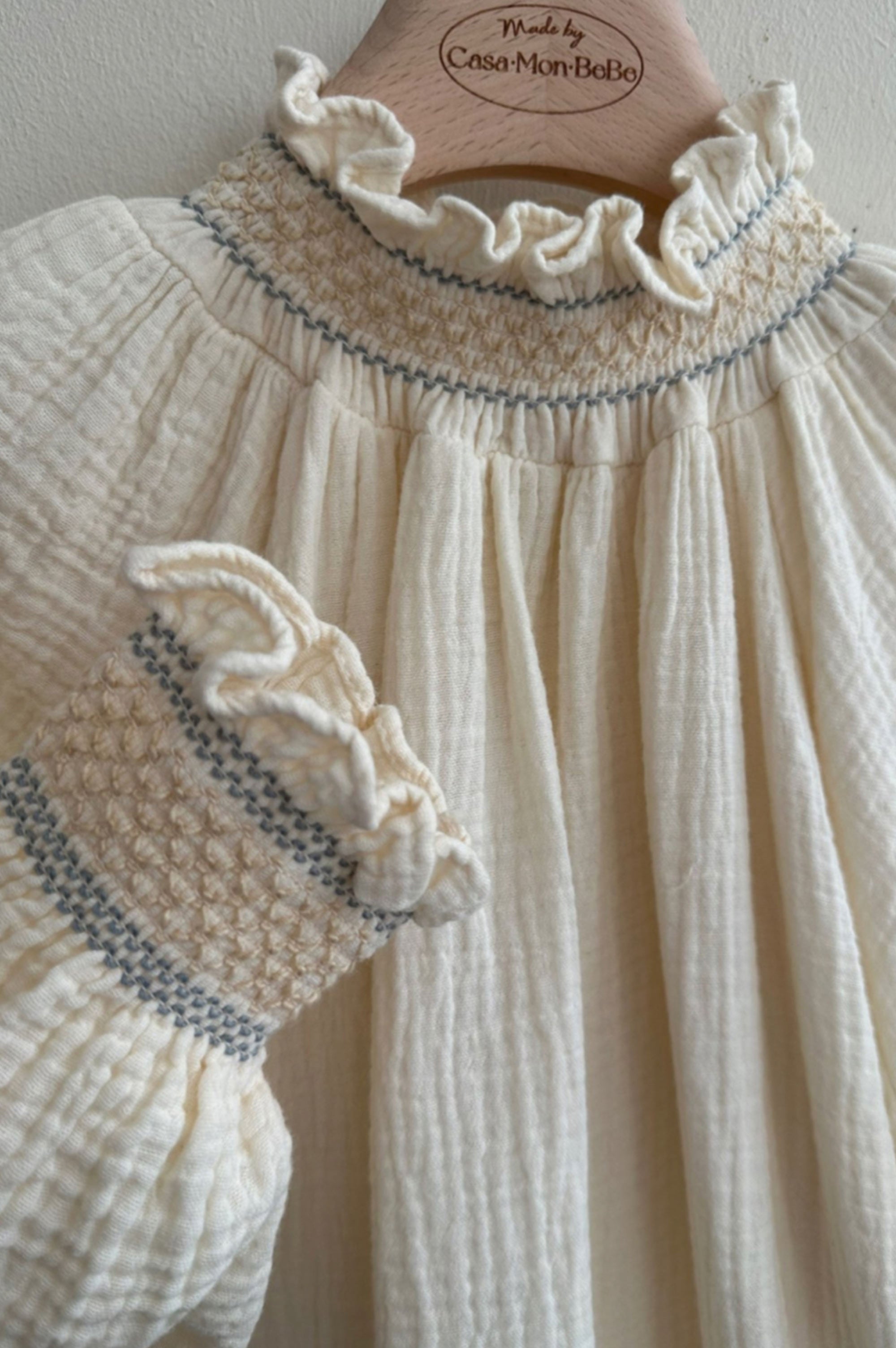 MonBebe Muslin Dress (2 colours)