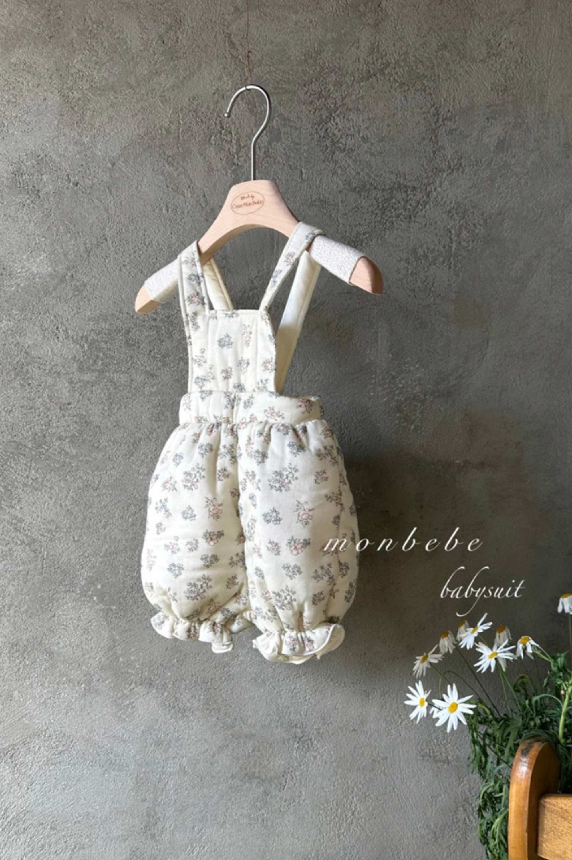 MonBebe Paded Flower Romper