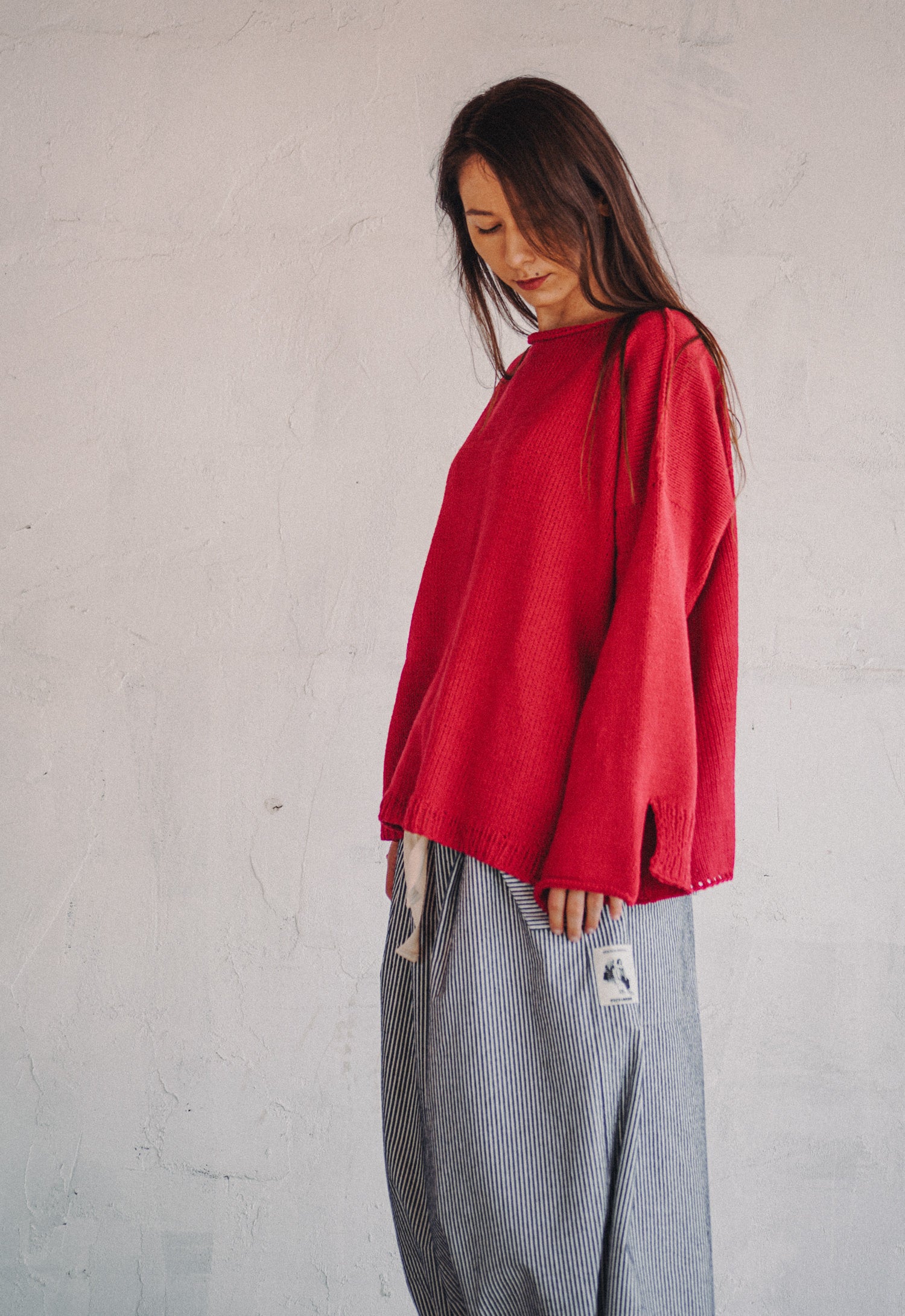 Misty Fire Hand Knitted Top