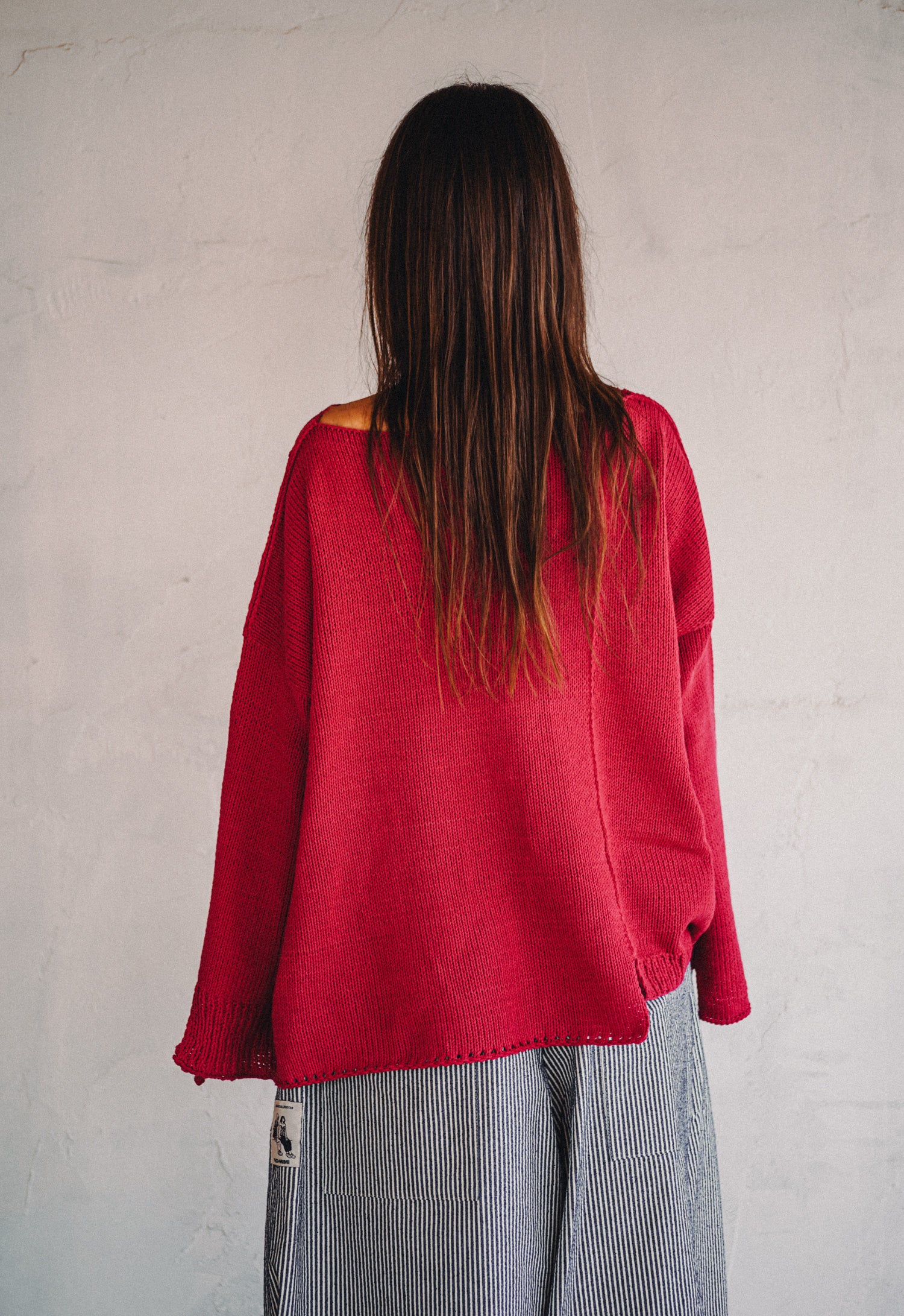 Misty Fire Hand Knitted Top