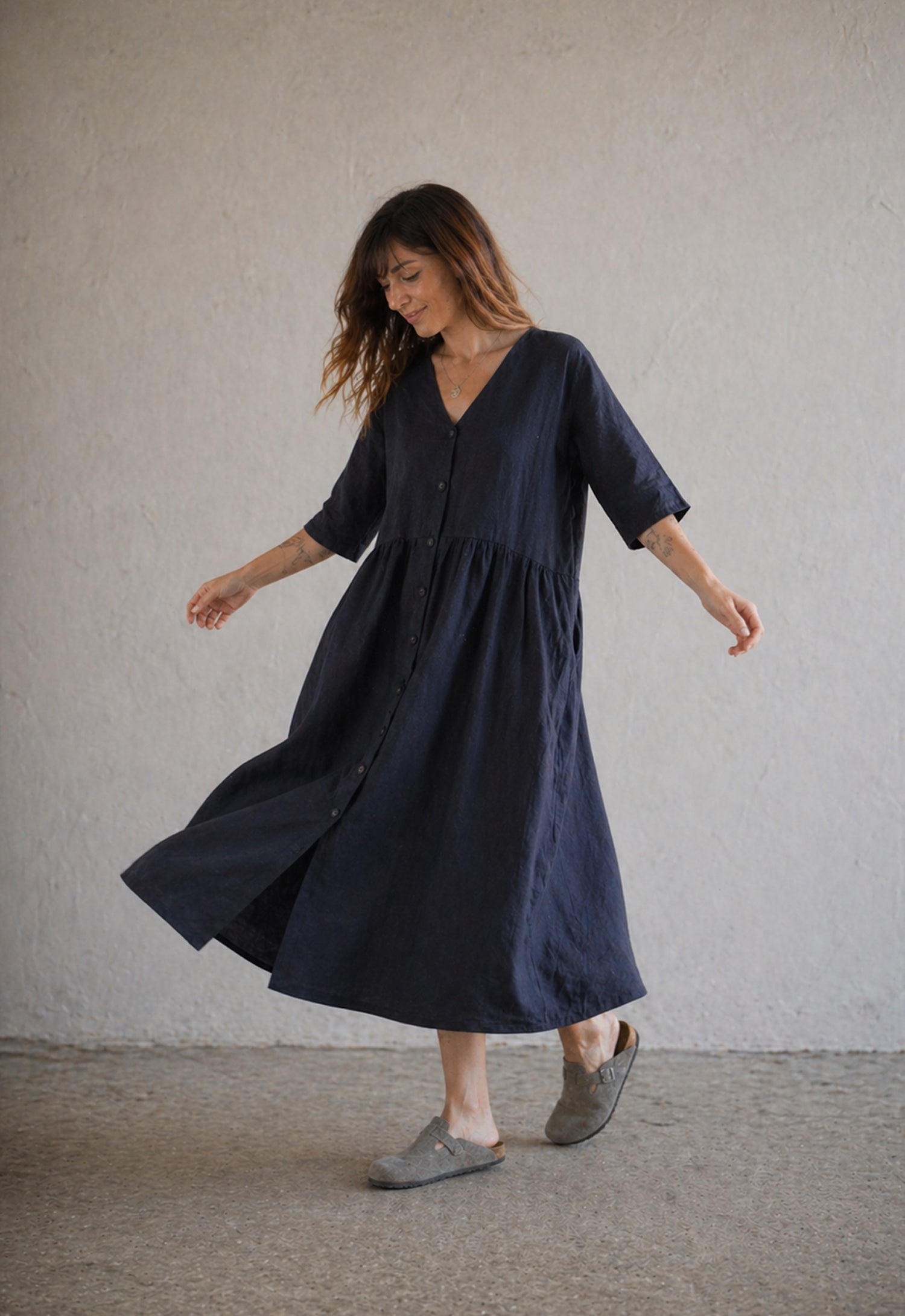 Sail away LINEN DRESS