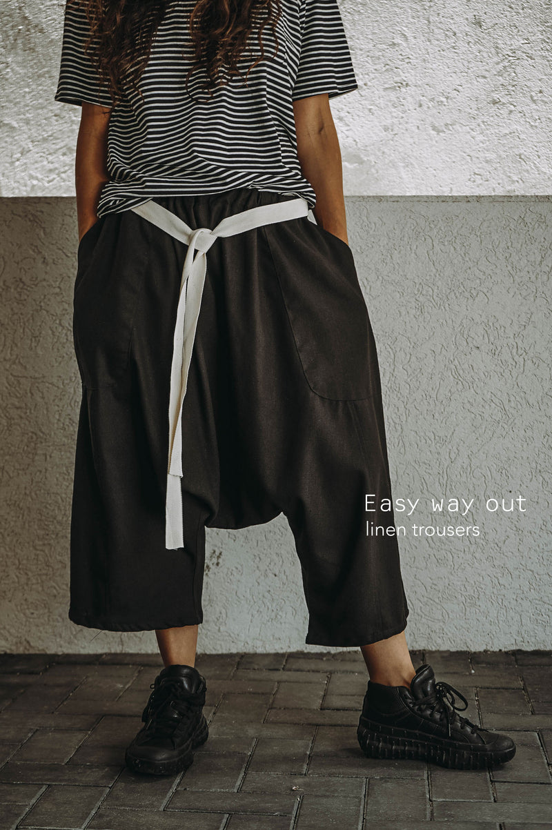 Easy way out Linen trousers