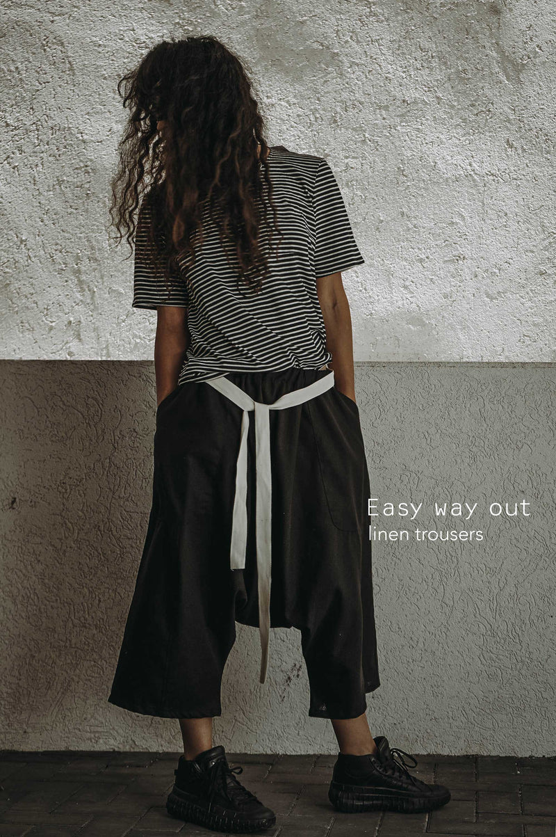 Easy way out Linen trousers