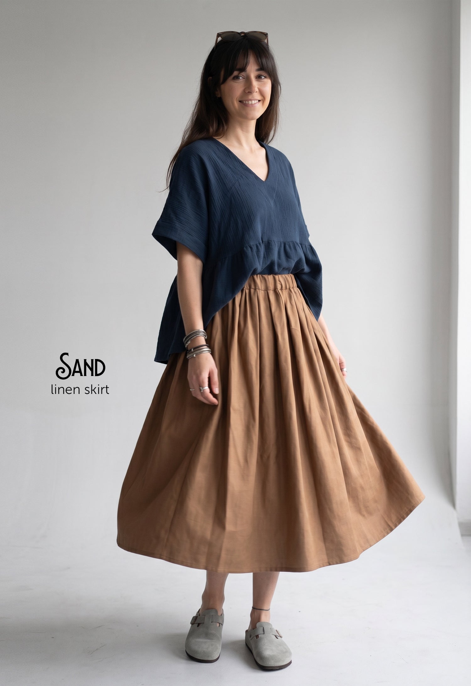 Sand Linen Skirt