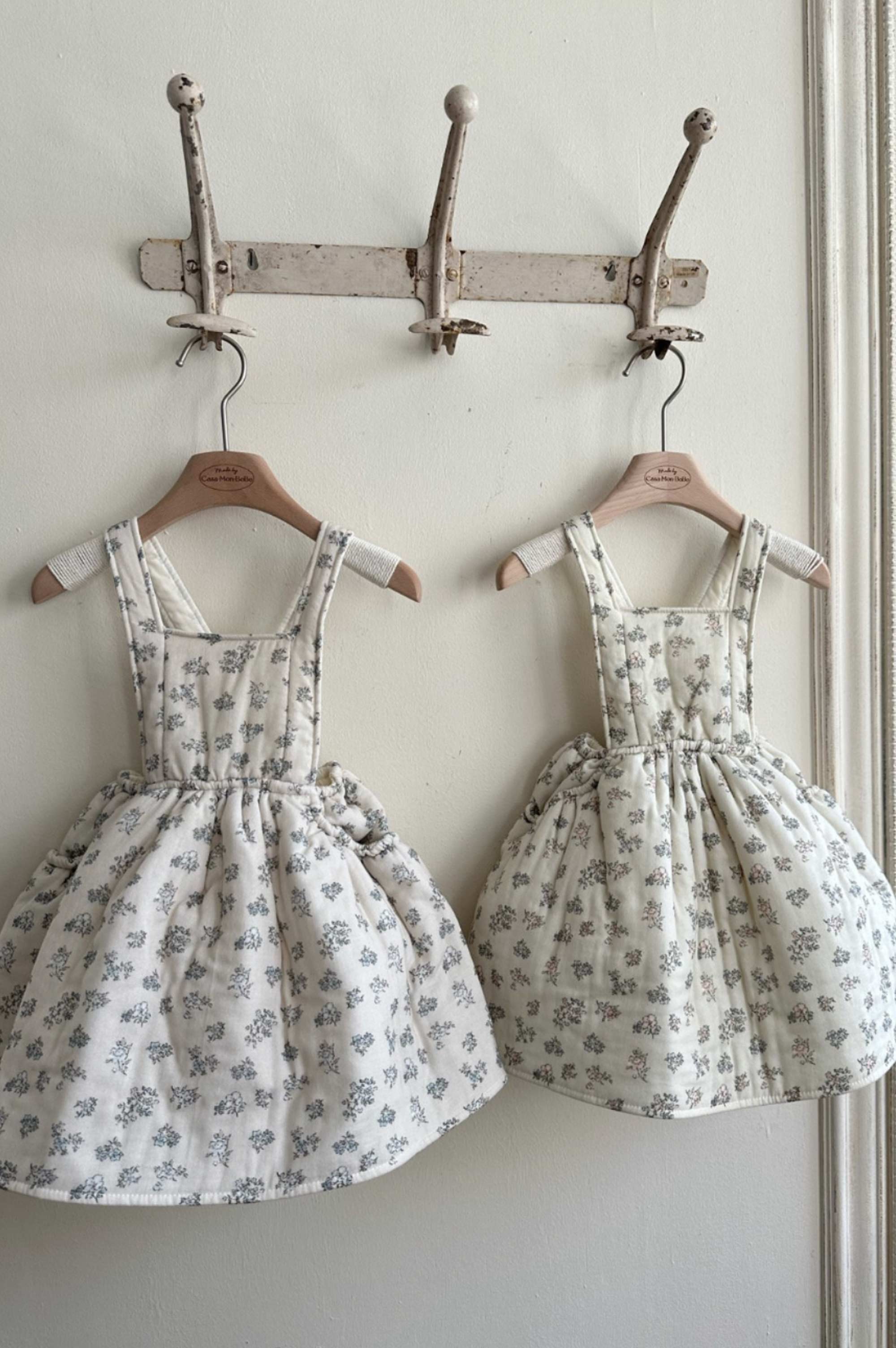 MonBebe Flower Apron Dress (2 colours)