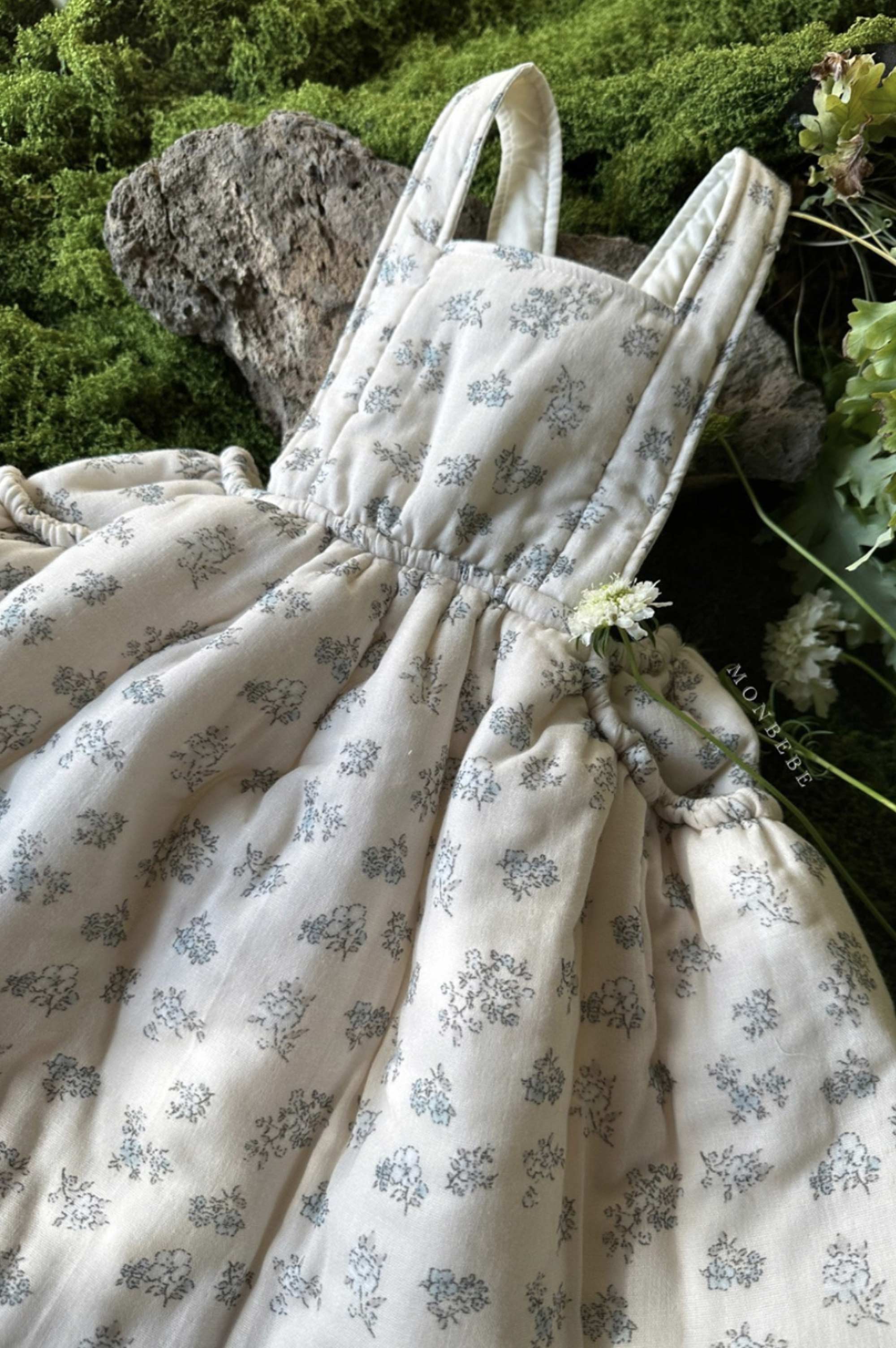 MonBebe Flower Apron Dress (2 colours)