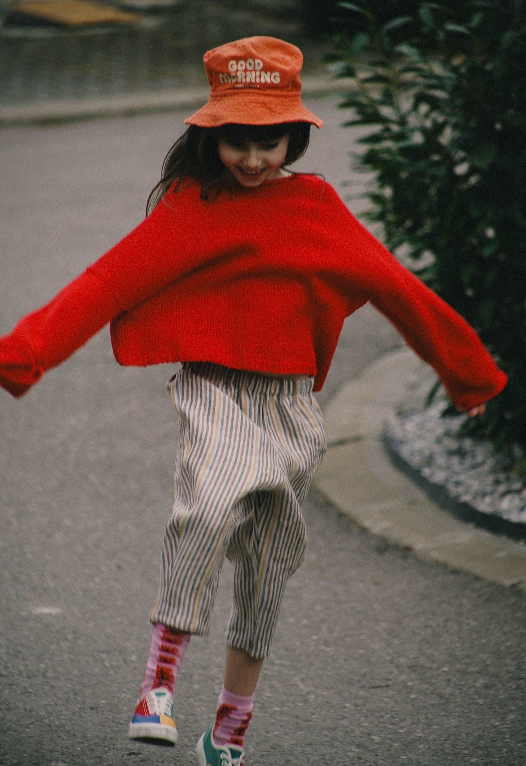 Cherry Hand Knitted Top