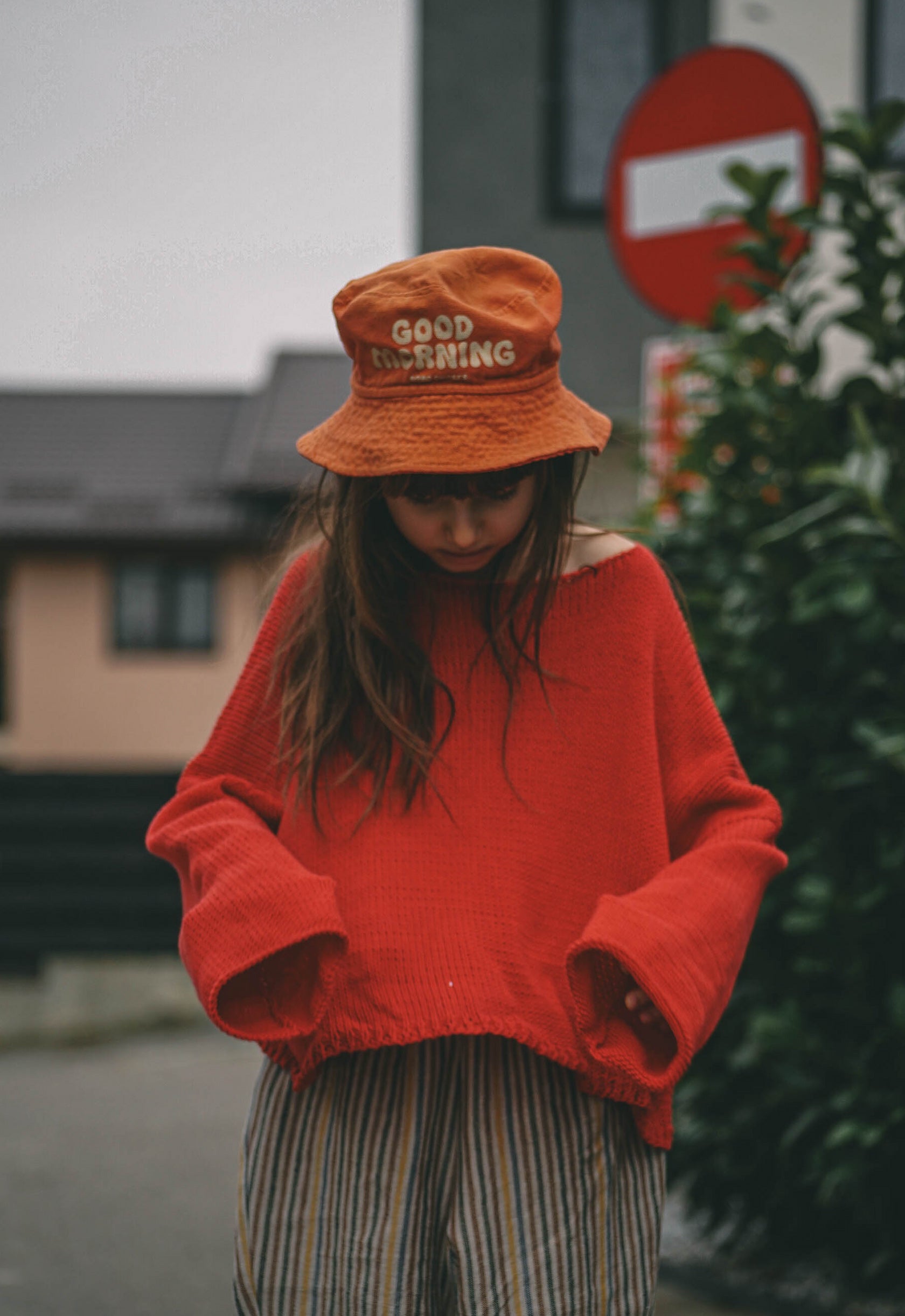 Cherry Hand Knitted Top