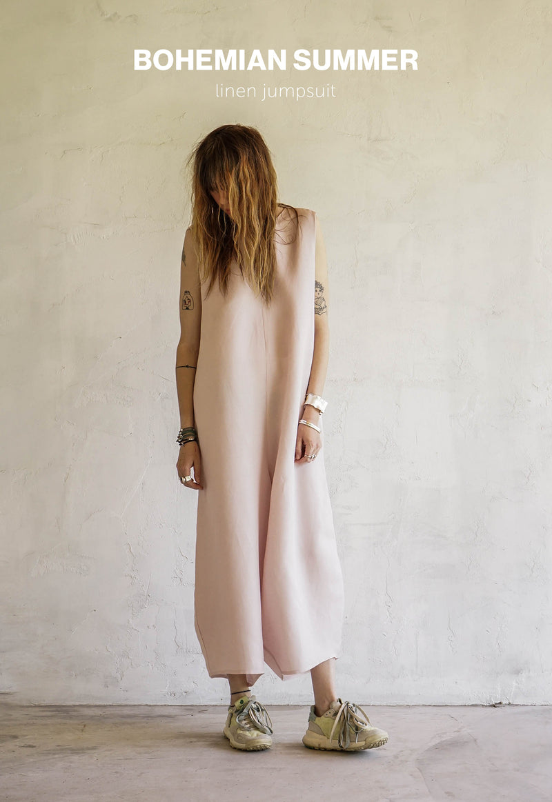 BOHEMIAN SUMMER LINEN JUMPSUIT