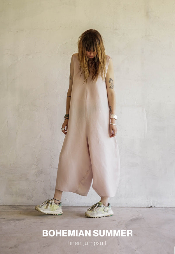 BOHEMIAN SUMMER LINEN JUMPSUIT