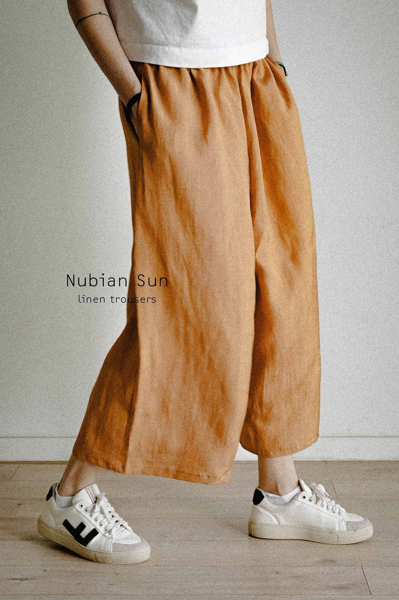 Nubian Sun Linen Trousers